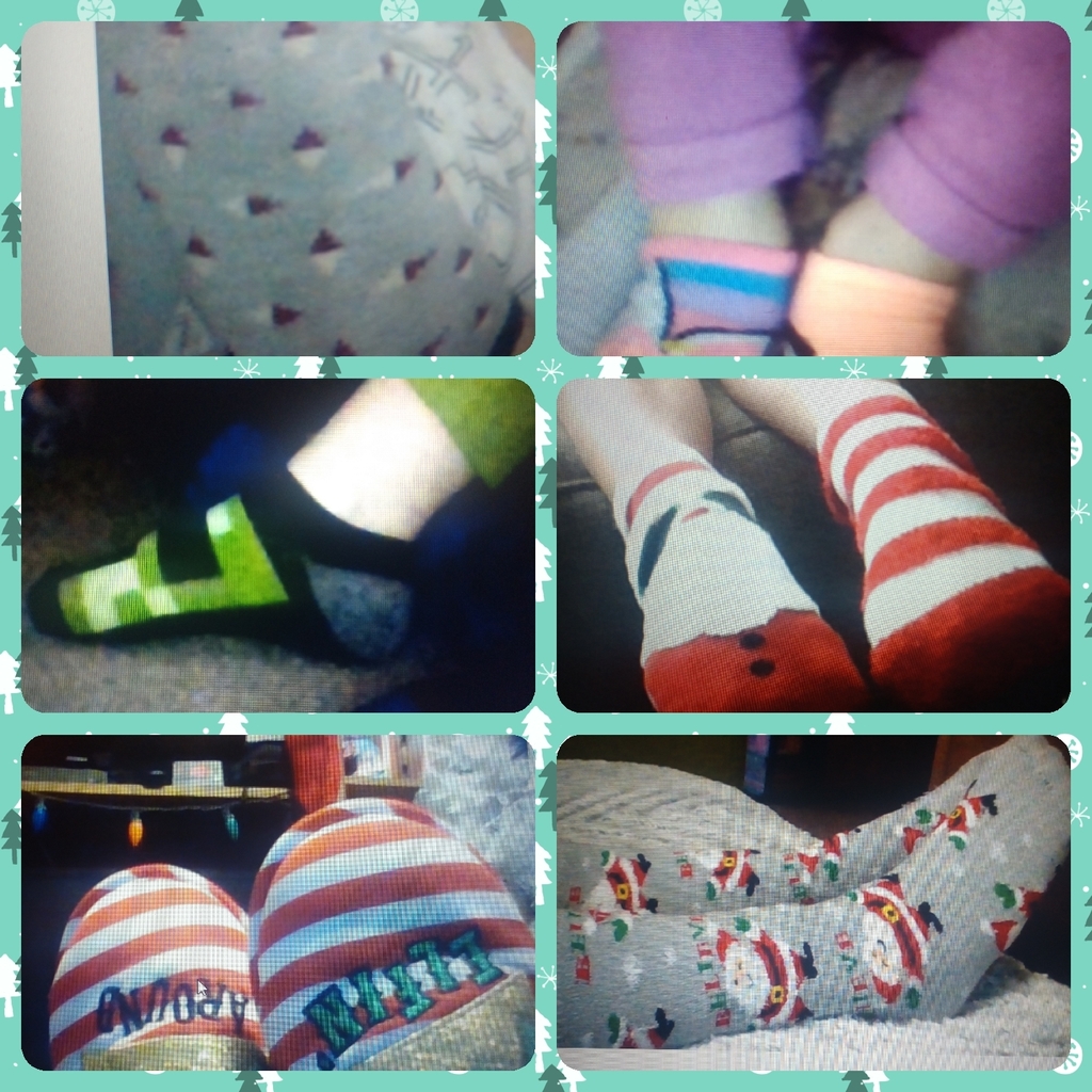 Holiday socks day!!