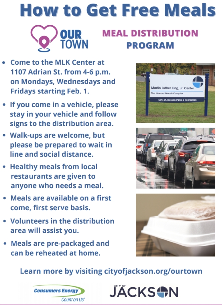 our meal distribution flyer