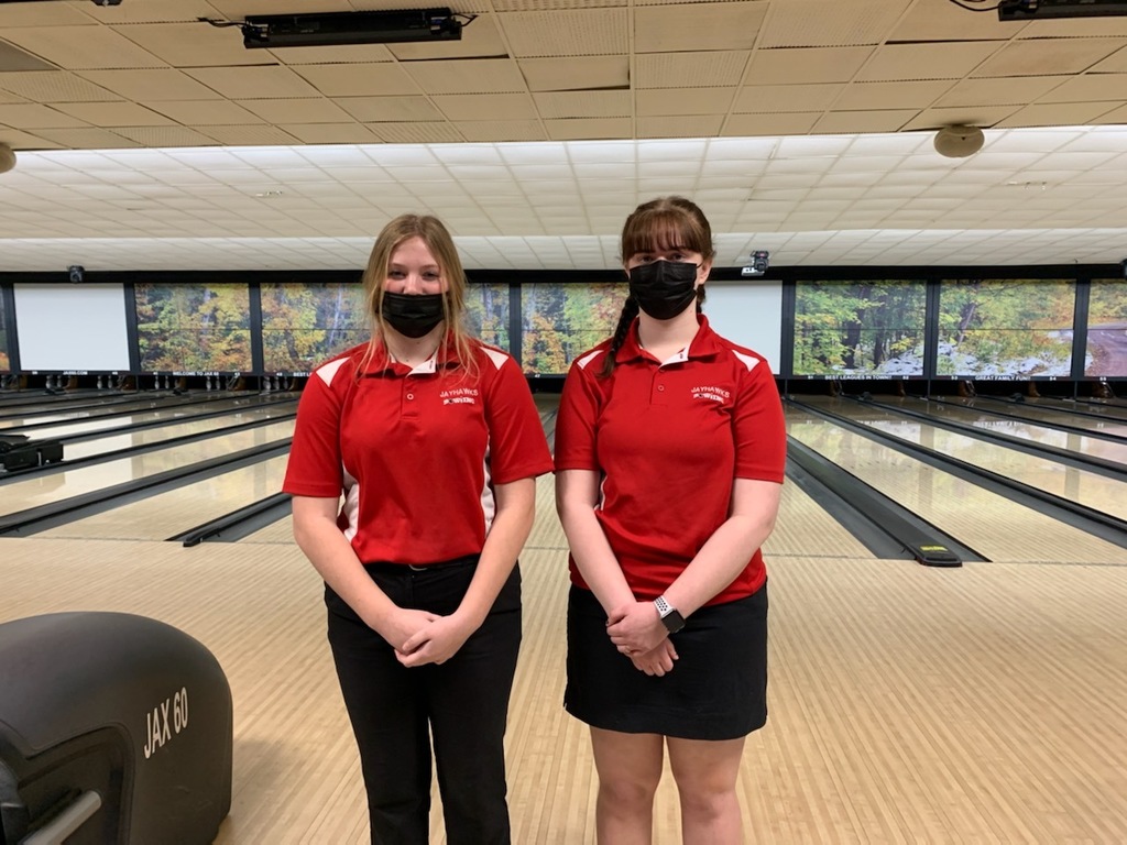 Congrats to Arielle Oakley and Brianna Langley for placing in the Top Ten at Bowling Regionals today.  Both advance to State Finals next weekend.  Way to go!
