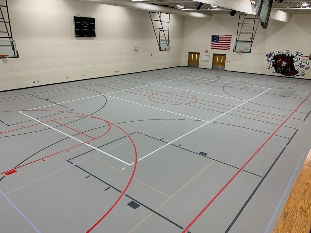 Townsend's gym floor